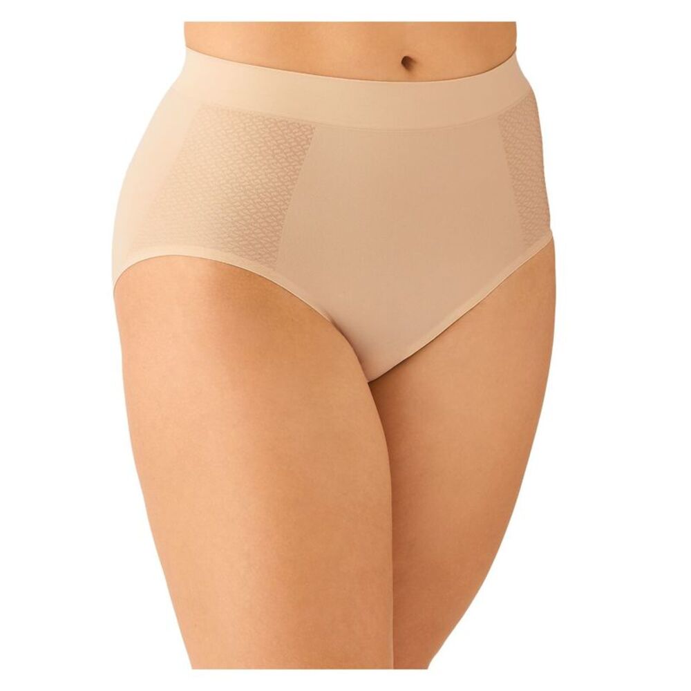 Nwt Wacoal Intimates Beige Solid Everyday Size M/6 - image 3